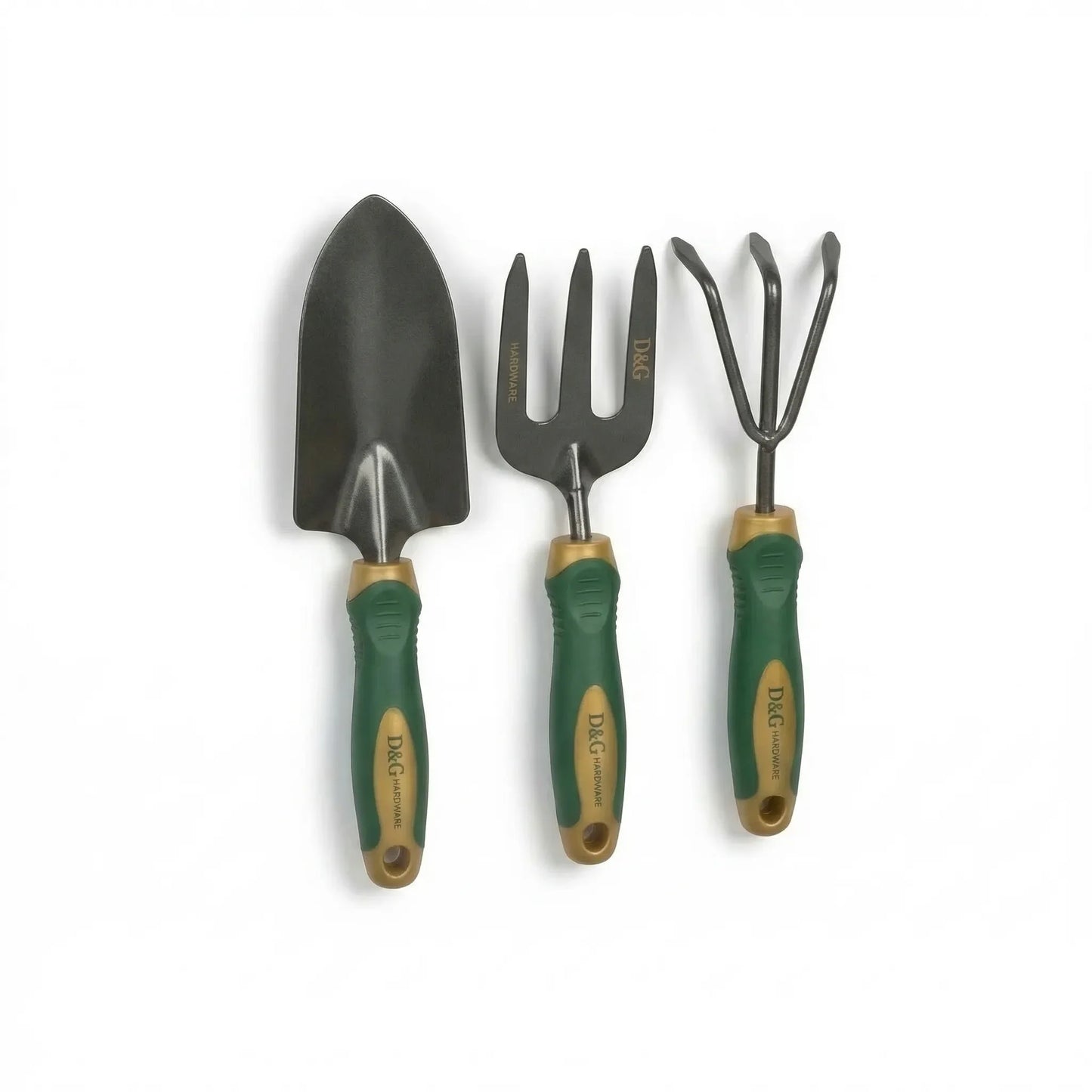 3-Piece Garden Hand Tool Set Trowel, Fork & Cultivato